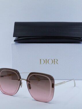 Dior ULTRADIOR SU B0F2 Square Sunglasses - Gold\Brown